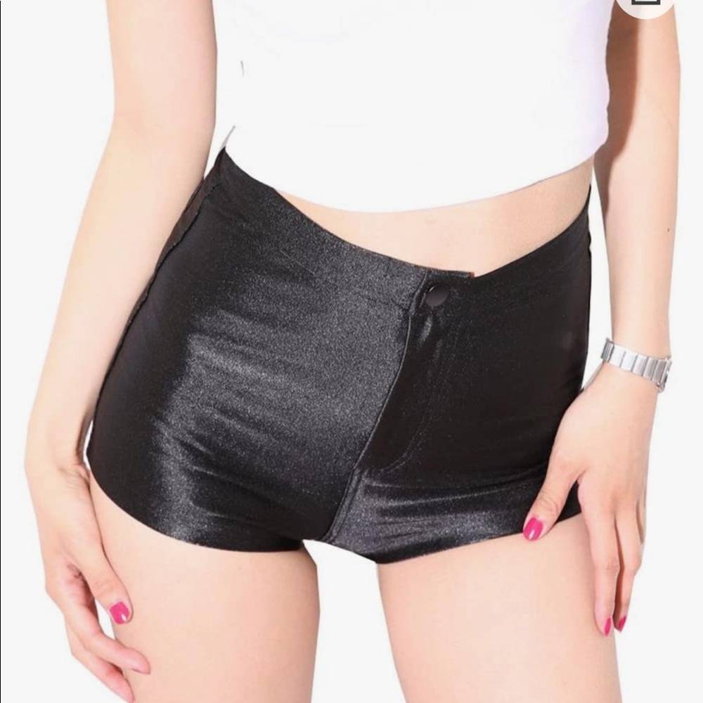 High Waist Black Shorts
